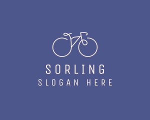 Minimalist Bicycle Bike logo design