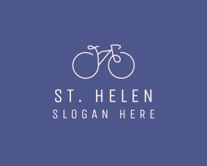 Minimalist Bicycle Bike logo design