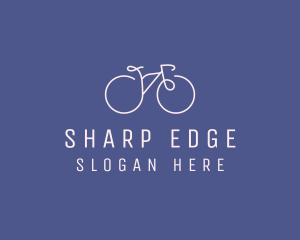 Minimalist Bicycle Bike logo design