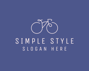 Minimal - Minimalist Bicycle Bike logo design