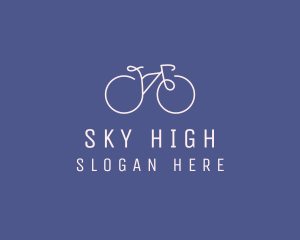 Minimalist Bicycle Bike logo design