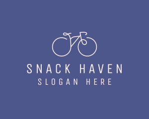 Minimalist Bicycle Bike logo design