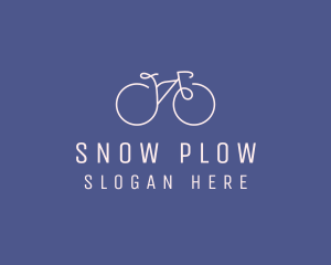 Minimalist Bicycle Bike logo design