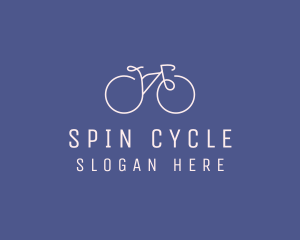 Minimalist Bicycle Bike logo design