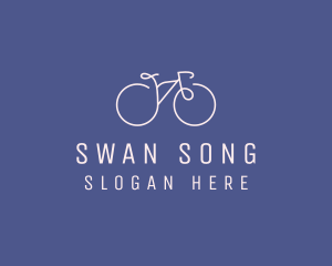 Minimalist Bicycle Bike logo design