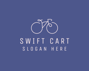 Minimalist Bicycle Bike logo design