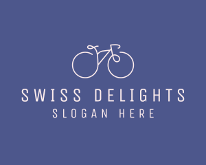 Minimalist Bicycle Bike logo design