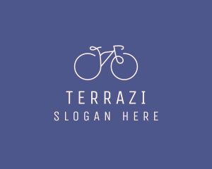 Minimalist Bicycle Bike logo design