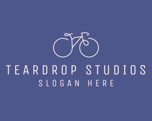 Minimalist Bicycle Bike logo design