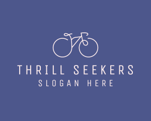 Minimalist Bicycle Bike logo design