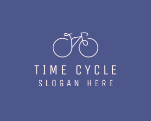 Minimalist Bicycle Bike logo design