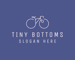 Minimalist Bicycle Bike logo design