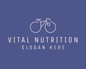 Minimalist Bicycle Bike logo design