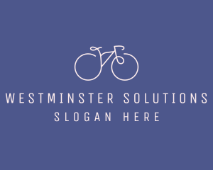 Minimalist Bicycle Bike logo design