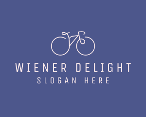 Minimalist Bicycle Bike logo design