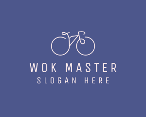 Minimalist Bicycle Bike logo design