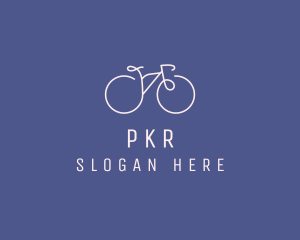 Minimalist Bicycle Bike logo design