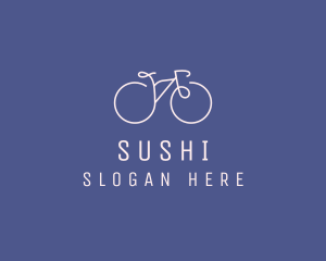 Minimalist Bicycle Bike logo design