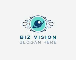  Digital Eye Orbit Security logo design