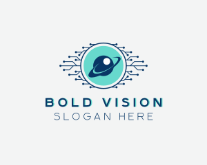  Digital Eye Orbit Security logo design