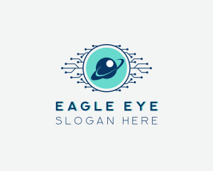  Digital Eye Orbit Security logo design