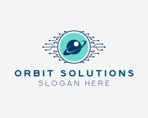  Digital Eye Orbit Security logo design