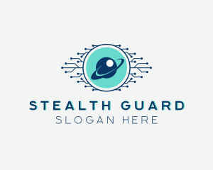 Spyware - Digital Eye Orbit Security logo design