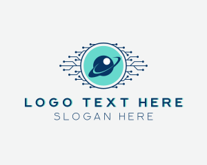 App - Digital Eye Orbit Security logo design