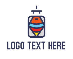 Baggage - Tourist Travel Luggage logo design