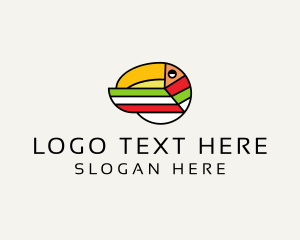 Zoo - Festive Toucan  Bird logo design