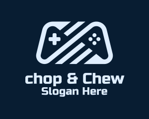 Gaming Stripe Gamepad Logo