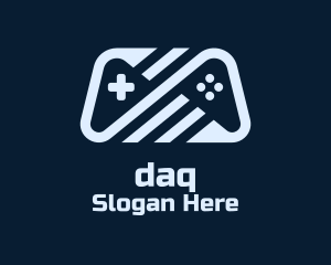 Gaming Stripe Gamepad Logo
