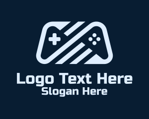 Gaming Stripe Gamepad Logo