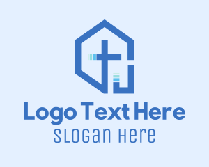 Surgeon - Shield Cross House logo design