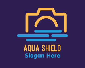 Waterproof - Underwater Camera Photography logo design