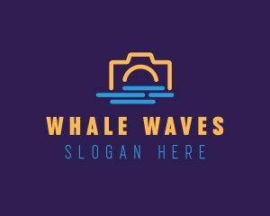 Underwater Camera Photography logo design