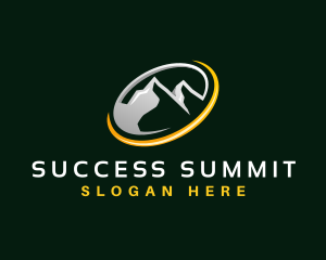 Outdoor Mountain Summit logo design