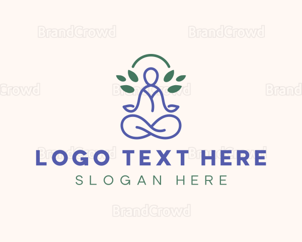 Therapy Meditation Yoga Logo