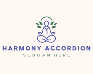 Therapy Meditation Yoga logo design