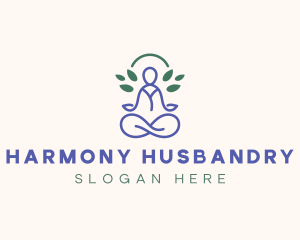 Therapy Meditation Yoga logo design