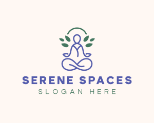 Therapy Meditation Yoga logo design