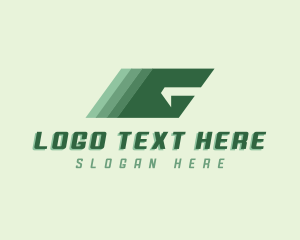 Automobile - Geometric Logistics Letter G logo design