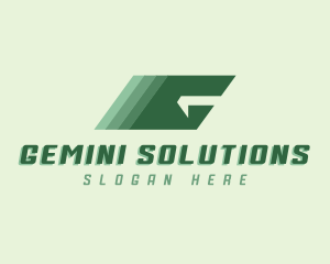 Geometric Logistics Letter G  logo design