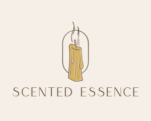 Incense - Melting Candle Decor logo design