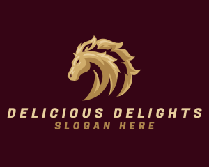 Equestrian Horse Animal logo design