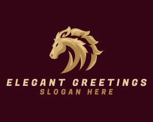 Equestrian Horse Animal logo design