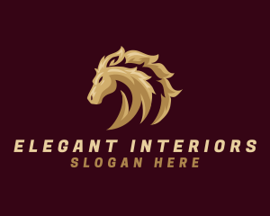 Equestrian Horse Animal logo design