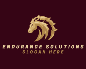 Equestrian Horse Animal logo design