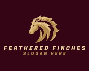 Equestrian Horse Animal logo design