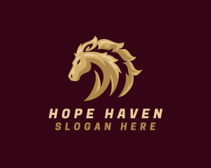 Pawnshop - Equestrian Horse Animal logo design